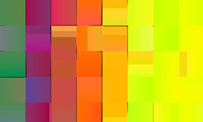 Yellow, green and red posterization style background, digitally created.