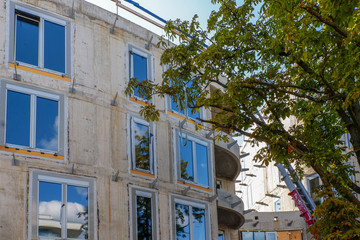 Baustelle bei der die Ordnung nicht an erster Stelle steht