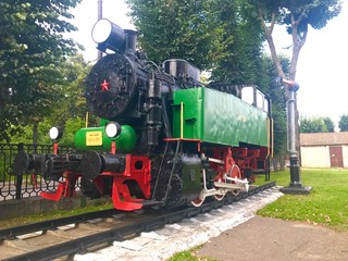 Fototapeta premium old steam train