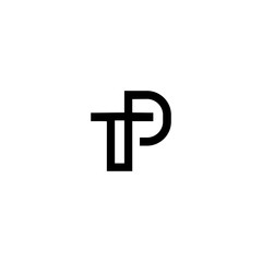 TP PT logo design template elements