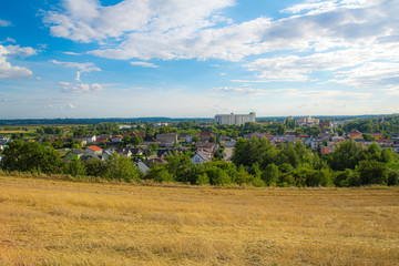 Fototapeta na wymiar Panorama of the city of Świecie