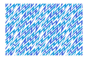 Seamless pattern with blue sharp lightning waves.