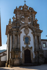 View of the Solar de Mateus exterior building, iconic of the 18th century Portuguese baroque