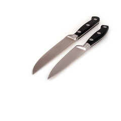 A sharp knife isolated on a white background