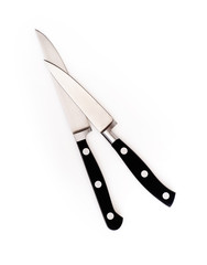 A sharp knife isolated on a white background