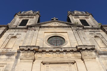 La cathédrale Notre Dame de Dax vue de l'extérieur, ville de Dax, département des Landes, France