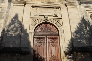 La cathédrale Notre Dame de Dax vue de l'extérieur, ville de Dax, département des Landes, France