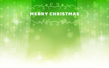 雪の結晶とキラキラした背景素材