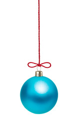 Christmas Ornaments isolated on a white background. 