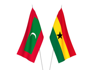 Ghana and Maldives flags