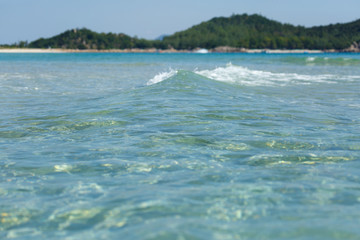 the sea, summer, sunny day, clear water