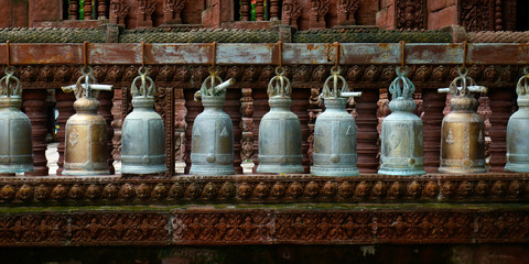Bell in buddhist temple 