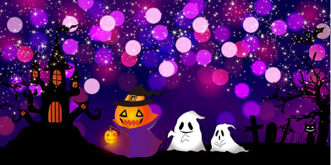 Naklejka premium Halloween ハロウィーン ハロウィン