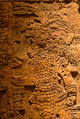 Estela 18 de Yaxchilán (600-800d.c), procedente de Chiapas. Museo Nacional de antropologia. Estado de Mexico D.F. Mexico.