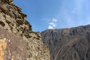 Ruins of Ollantaytambo in the Sacred valley