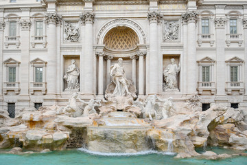 Fontana di Trevi en Roma, Italia