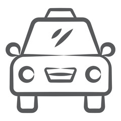 Obraz premium Cop car vector in modern design 