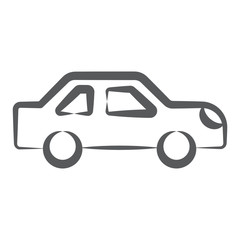 
Editable vector design of sedan icon
