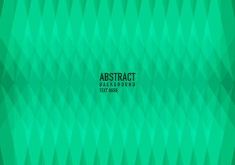 Polygon abstract on a green background. Light green vector shining triangular pattern. An elegant bright illustration. The triangular pattern for your business design.