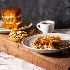 Carrot Cake Breakfast | Pastel de Zanahoria y Nueces