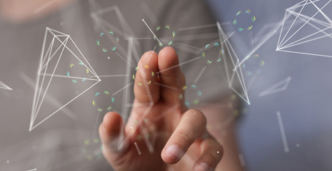 organization chart team concept networking technology