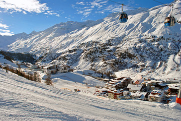 Obergurgl Hochgurgl Otztal Ski resort in the Western Tyrol Austrian Alps Austria