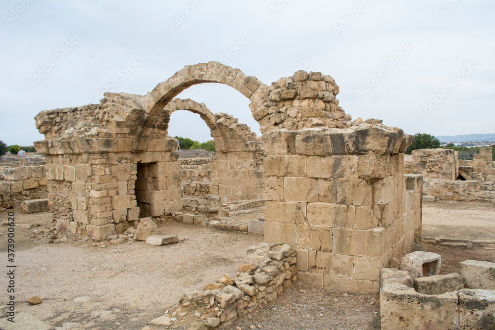 Wall mural pafos, cyprus,roman archeological site of paphos