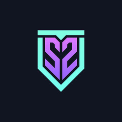 Minimalist Geometric S Initial Monogram for Professional Business Identity