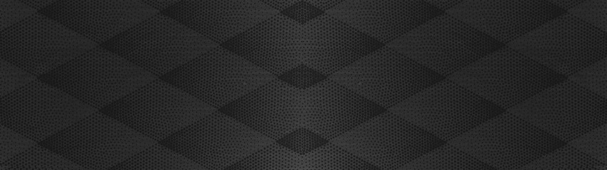 Seamless abstract dark black anthracite overlapping dotted points rhombus diamond lozenge rue...