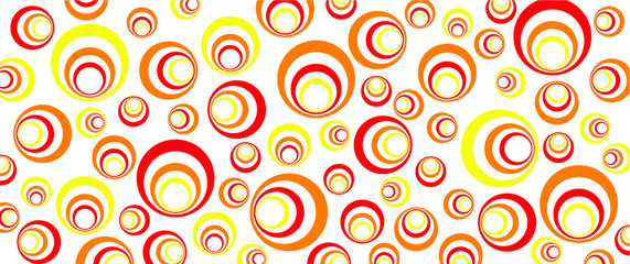 Memphis style design Retro shaped background pop art  60's 70's 80's Texture of fabric. Vector groovy seamless Line pattern sign. Vintage stylish, circles, Polka Dots. Seventies Sixties, hippie. 