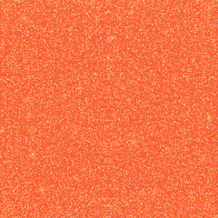 Orange glitter texture with glowing and shine. Vector illustration.