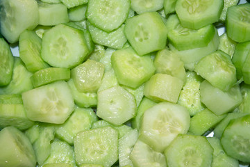 sliced cucumber background