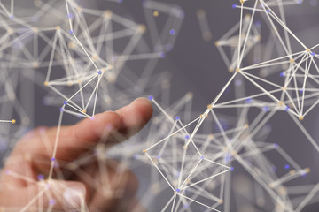 organization network team concept networking.