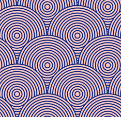 asian scales circles patterns pink