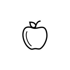 apple icon vector. apple symbol design