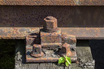 Stillgelegte Gleise, Alter Gleiskörper. 