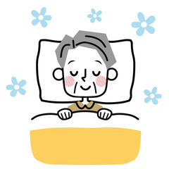 快眠　安眠　シニア男性