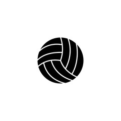 Volleyball ball icon, Volleyball ball symbol vector design