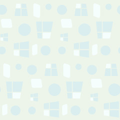 White and blue  seamless pattern