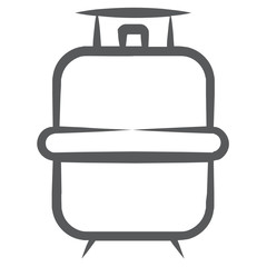 
Icon of gas cylinder in editable vector style,
