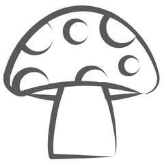 
A design of mushroom vector, fleshy cultivation in editable vector
