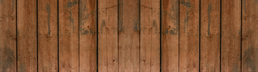 old brown rustic dark wooden boards texture - wood background panorama long banner	
