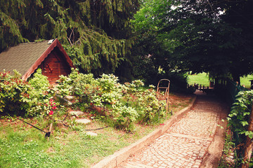 cabin in the old road 