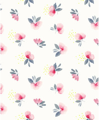 seamless pattern with  FLOWERS