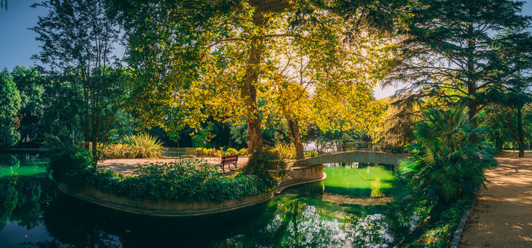 Beautiful Shot Of Gardens Of Palacio De Cristal In Porto, Portugal