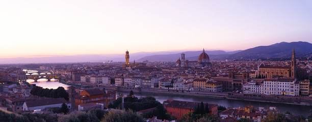 Fototapeta na wymiar panorama of florence italy