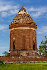 Historical mausoleum of Selcuk ruler Huseyin Timur, in the town of Ahlat, Turkey