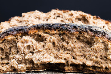 baked dark bread