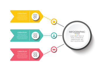 Presentation business abstract background infographic template