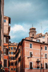 Typical architecture in Rome, Italy